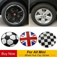 【cw】 MINI Cooper S JCW R50 R53 R56 R60 R61 F54 F55 F56 F57 F60 Accessories 4pcs Car Hub Cap Stickers Rim Cover !