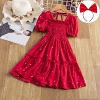 Christmas Girls Sequin Princess Dress For Kids Lace Mesh Tutu Ball Gown Kids Bridesmaid Elegant Vestidos Winter Children Clothes