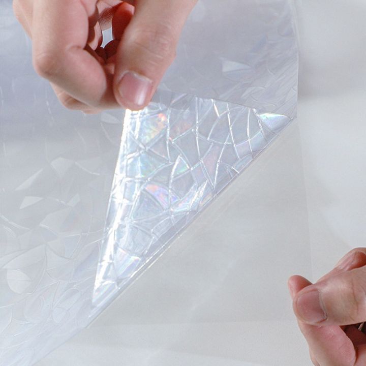 สติกเกอร์-pvc-สติ๊กเกอร์ติดกระจกกันแดดเลเซอร์3d-length-1m-width-60cm-กระดาษติดหน้าต่างป้องกันการแอบดูห้องน้ำสติ๊กเกอร์ติดกระจกแบบคงที่สติ๊กเกอร์ติดกระจกสไตล์อเมริกัน