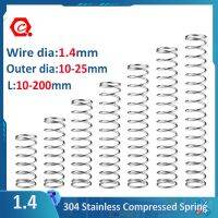 【LZ】 1/5/10Pcs 1.4mm Wire Diameter 304SUS Compression Springs Stainless Steel Y-type Pressure Spring OD8-20mm L10-200mm