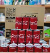 HCM- Sẵn hàng Coca Nhật lon mini 160ml thùng 30 lon
