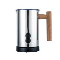 1 Pcs Milk Frother for Making Latte Cappuccino Automatic Warmer Coffee Foamer EU Plug