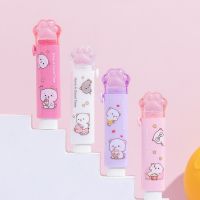 ♘™ Kawaii Push-pull Design Cat Paw Portable Rubber Eraser Cute Erasers for Kids School Office Supplies Gift Stationery Prizes