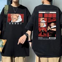 Japanese Anime Jujutsu Kaisen Itadori Yuji Printed T Shirt Men Pure Cotton Tees Male Manga T-Shirts Ryomen Sukuna Graphic Tshirt