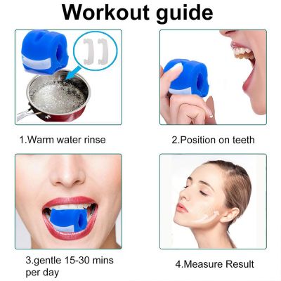 [IN StockCOD] Jawline Exerciser Jaw exerciser Jawline Jawzrsize trainer TikTok exercise ball jawliner jawrsize line chew ball workout muscle Fitness Ball [KG]