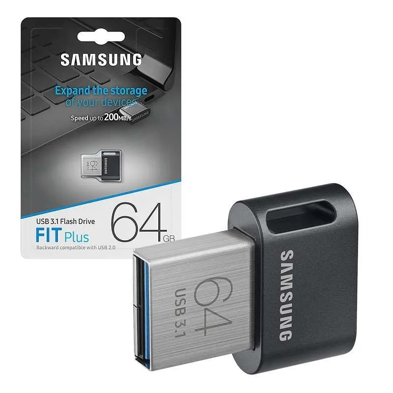 Universal Collective Radioactive Samsung Fit Plus 64GB USB 3.1 Flash Drive 200MB/s MUF 64AB | Lazada