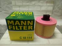 กรองอากาศ  BMW Series 3  E90  ( 2004 - 2011 )  รุ่น   323i,  325i, 330i    Engine Air Filter  Mann  C 18114  /  C18114 d