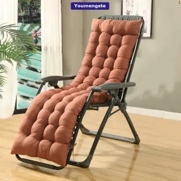 Recliner Chair Cushion Outdoor Garden Bench Pad Swing Rattan Chair