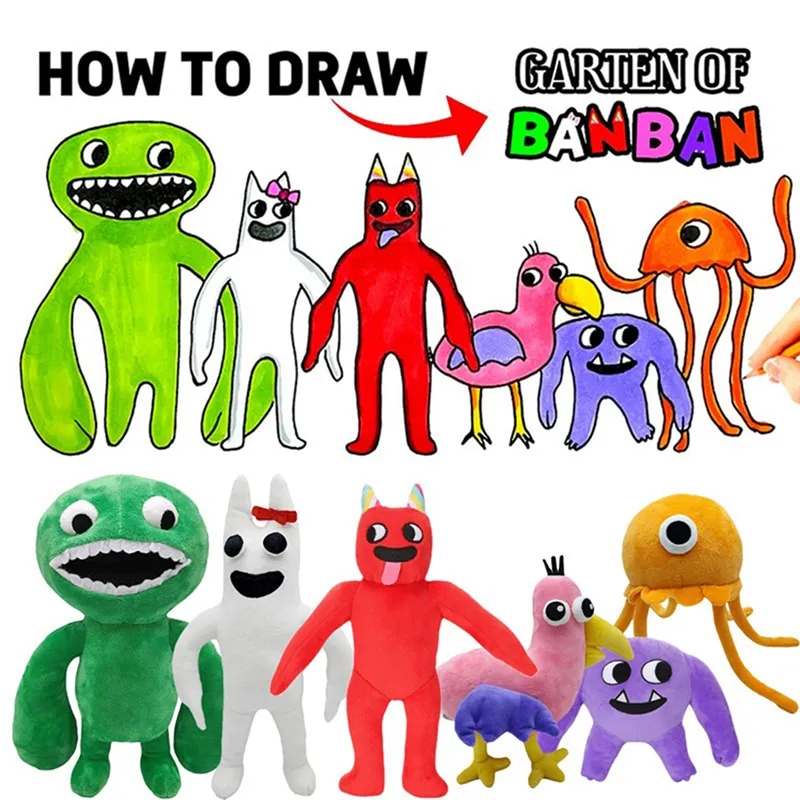 The new Garten Of Banban plush game animation surrounding high