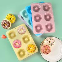 Silicone Donut Mold Baking Pan Non-Stick Baking Pastry Chocolate Cake Dessert DIY Decoration Tools Bagels Muffins Donuts Maker Bread  Cake Cookie Acce