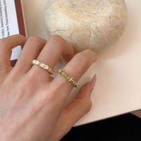 Korean Edition New Chinese Jade Ring Womens Light Luxury Style Fashion Versatile Personality Small Group Design High Grade New Product TK63