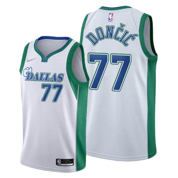 Nike Luka Doncic Dallas Mavericks White 2020/21 Authentic Player Jersey – City Edition