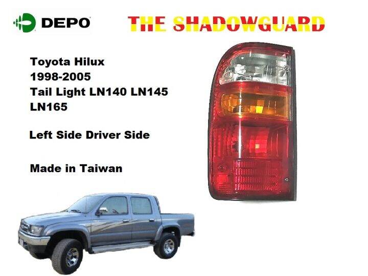 Hilux Tail Light Left Side Assembly 20012005 Toyota Hilux SR5 DEPO