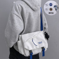 Mens Messenger Bag Fashion Brand Ins Tooling Style Japanese Leisure Mens Bag Large Capacity Shoulder Bag Personalized Messenger Bag Fashion