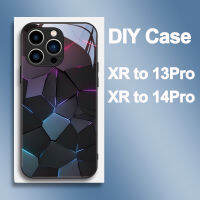 สำหรับ XR ถึง13 pro 14 Pro กล้องกรณีแก้วเลนส์ป้องกันเต็มกรณีหรูหราปกศัพท์.