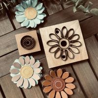 Flower Leather Template Creative Cutting Mould DIY Leather Flower Ornament Making Leather Tool Handcraft Leather Punching Die