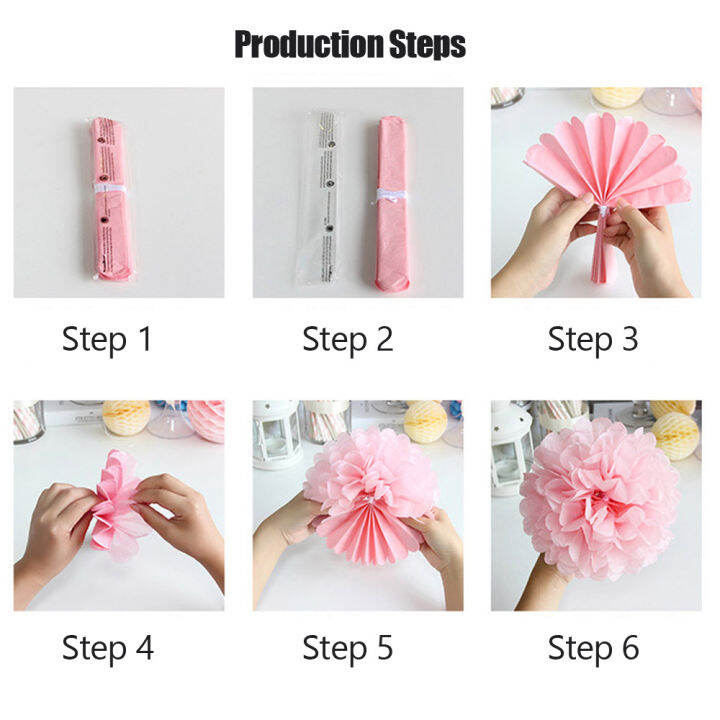 baby-boy-girl-1st-birthday-party-favor-pink-white-set-round-paper-ball-lantern-folding-baptism-wedding-decor-honeycomb-pompom