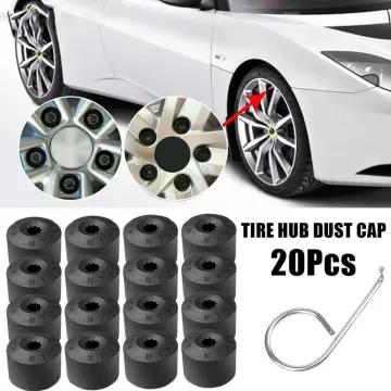 20pcs Car Wheel Nut Cover with Removal Tools Tyre Hub Screw Anti