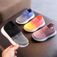 New Product Kids Shoes Anti-Slip Soft Ruer Bottom Baby Sneaker Casual Flat Sneaker Student Shoes Children Kids Girls Boys Mesh Sports Shoe