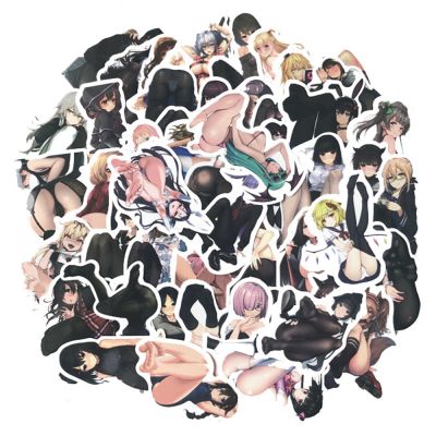 【CW】 100PCS Anime Cartoon Feet Silk Graffiti Stickers Helmet Skateboard Computer Decoration Wholesale