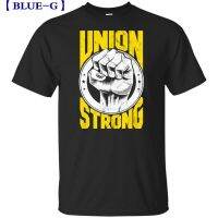 Pro-Union Worker Labor Day Union Protest Union Strong 100% Cotton Sportswear Mens T-Shirt Plus Size Christmas Gift