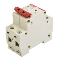 DC Circuit Breaker 500V 2 Pole Double MCB Solar PV 10 16 20 32 40 63 Amp Circuit Breaker For Terminal Power Distribution Breakers Load Centers  Fuses