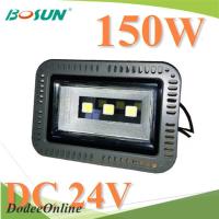 LED 24VDC 150W สปอร์ตไลท์ ฟลัดไลท์ ระบบไฟ DC แสงสีขาว 6000K รุ่น BS-FL150W-24V-6000K