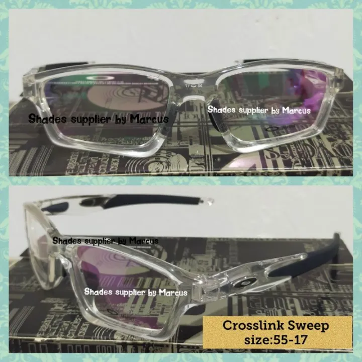 Prescription Eyeglasses Replaceable lens Crosslink sweep Sunglasses