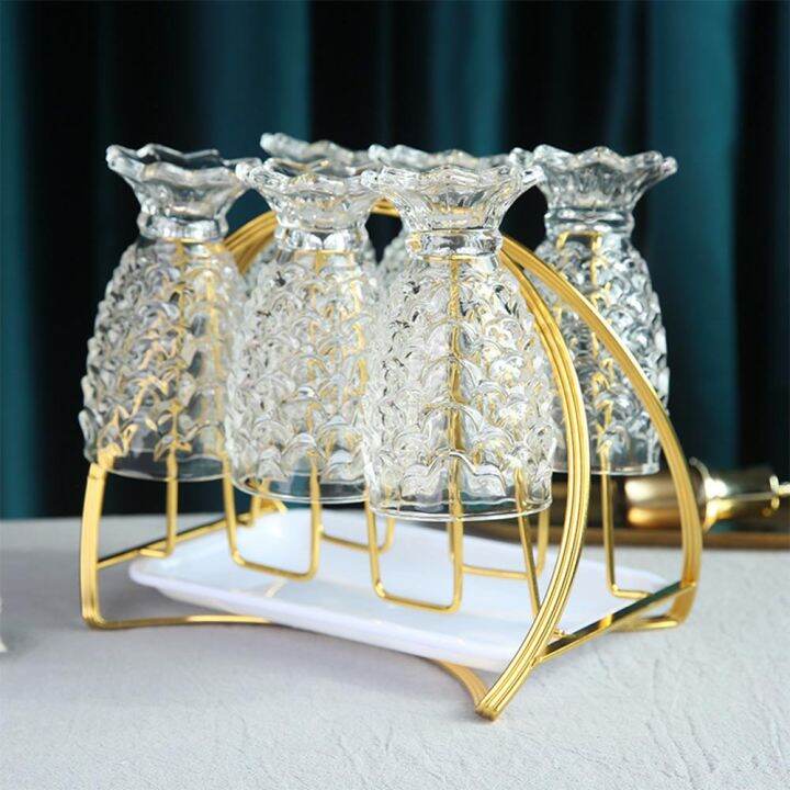 Glass Cup Storage Rack Stand Water Mug Drying Organizer Holder Rack