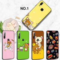 Casing หรับ Vivo Y20 Y30 Y31 Y50 Y51 Y12s Y5s Y70 Y19 S7 V23 Pro Y20i Y20s Y21 Y33s Y21S Y11s V19 V20 SE Rilakkuma kawaii Cute Bear Pattern Phone เคสโทรศัพท์