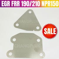 แผ่นอุด EGR ISUZU NPR150 FRR190/210 งานสแตนเลสแท้ 100% เกรด304 หนา 1.5 มิล (1 ชุด มี 2 แผ่น) พร้อมส่ง ส่งจริงรับประกัน ไม่ขึ้นสนิม แผ่นปิดEGR ราคาถูก ลดราคา