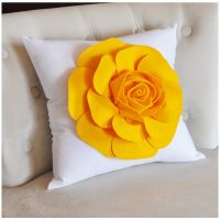 ◎○﹍ 679 New handmade beauty soild rose flower Cushion Cover cushion cover sofa bed home room Dec wholesale