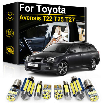 【CW】Car Interior LED Light For Toyota Avensis T22 T25 T27 1997 2005 2006 2010 2016 2017 2018 Accessories Canbus License Plate Lamp