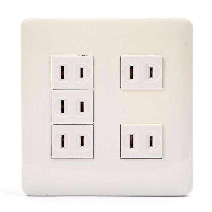 Surer 1380-C 5 Gang Outlet, Flush Type with FREE Utility Box [DIY ...