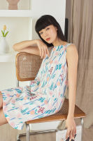 Solf flower short dress #0409