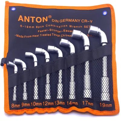 Anton ชุดประแจบล็อคตัวแอลเหล็กCR-V(เกรดเยอรมัน)  8ชิ้น/ชุด