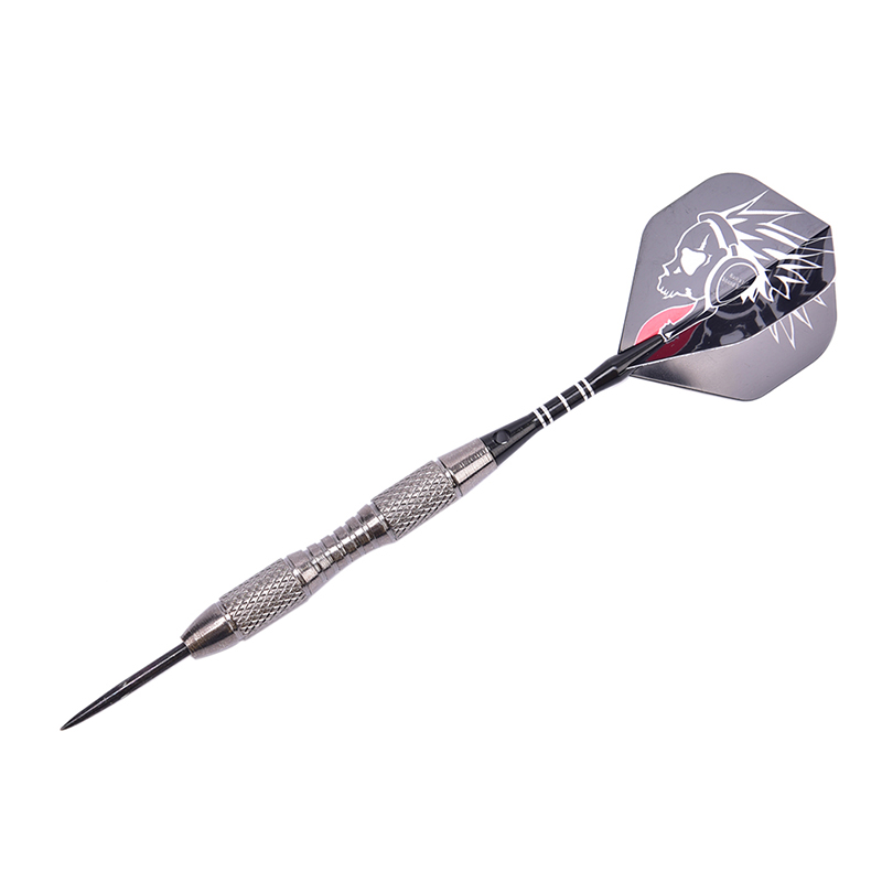 3pcs/Set Tungsten Steel Needle Tip Darts With Dart Flights Indoor Sports Black 