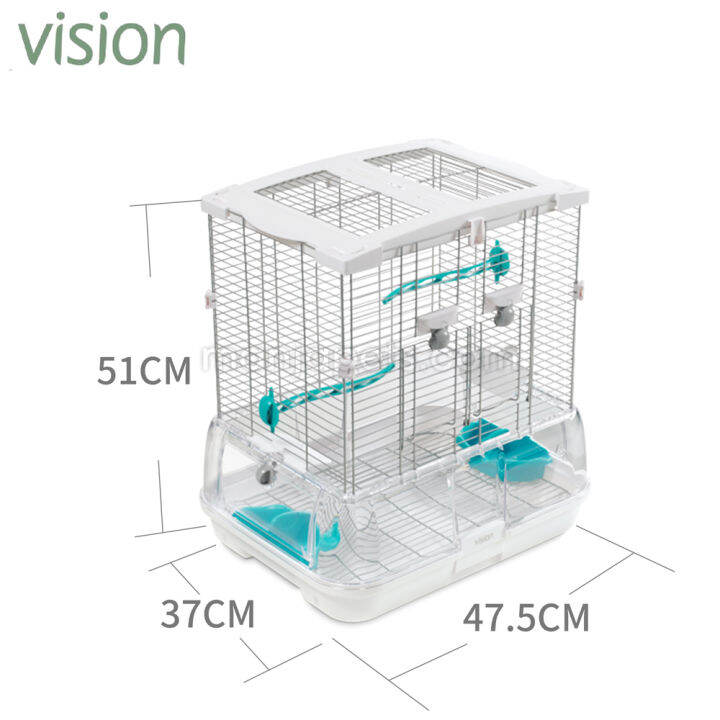 Vision Bird Cage Model S01 Small (47.5 x 37 x 51H cm) Lazada
