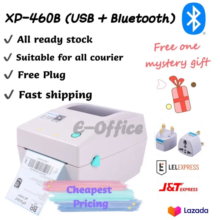 Xprinter XP-460B / XP-420B USB + BLUETOOTH Barcode Shipping Label ...