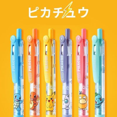 【CW】 Pokemon Pen Pikachu Pen Press Pen 0.5mm Bullet Black Carbon Pen High-Value Boys And Girls Pen Stationery Prizes School Supplies