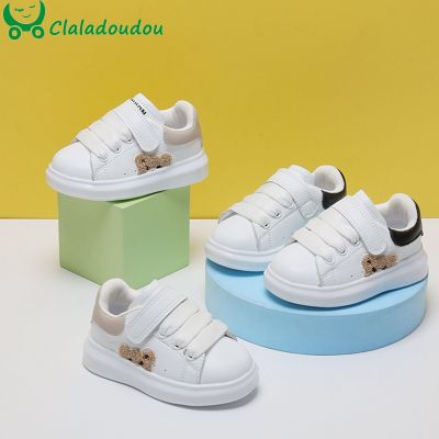 12-16cm nd Fashion Sneakers For Toddler Girls Boys Cute Cartoon White Sports Shoes For 0-3Years Baby Soft Sole First Walkers