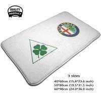 【cw】 Alfa Quadrifoglio amp; Old Badge Color/White Soft Foot Room Goods Rug ！