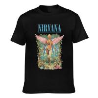 เสื้อยืดคอกลมเสื้อยืด พิมพ์ลายกราฟฟิค Nirvana In Utero Daniel Mercer Art Kurt Cobain Anatomy Angel ออกแบบใหม่S-4XL