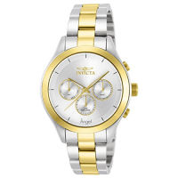 Invicta Womens Angel Quartz Watch with Two-Tone-Stainless-Steel Strap, 18 (Model: 13725)