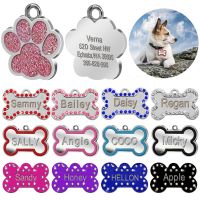 【CW】 Custom Engraved Dog Tags Personalized ID Name Collar Tag  Accessories Anti-lost