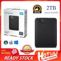 ส่งจากกรุงเทพ Western Digital External hard disk 1TB/2TB ฮาร์ดดิสพกพา 2.5 inch USB3.0 HDD ฮาร์ดดิสก์ความเร็วสูง การประกันคุณภาพ รับประกัน 3 ป