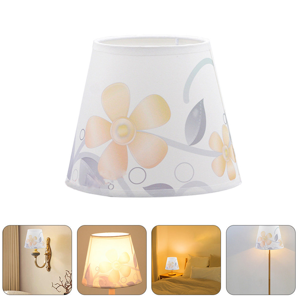 1pc Home Cloth Lampshade Decorative Lamp Shade Dustproof Light Decoration 