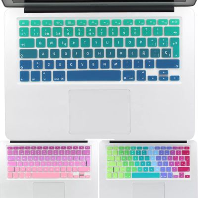 Euro Spanish English French Russia water Dust proof keyboard cover for macbook 2012-2017 air 13 A1466 protector Retina 13 A1502 Keyboard Accessories