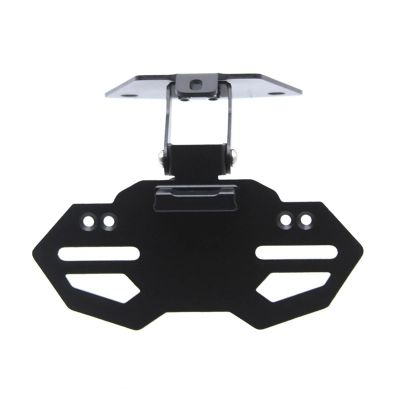 Motorcycle Rear License Plate Holder Bracket with LED Light License Frame Plate Holder for Aprilia RS660 2020-2021