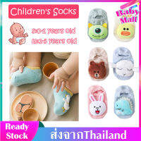 ถุงเท้าเด็ก ถุงเท้าตัวการ์ตูนสำหรับเด็กแรกเกิด Baby Socks น่ารัก มีกันลื่น หัวตุ๊กตา ระบายอากาศดี ใส่ได้ทั้งเด็กหญิงและเด็กผู้ชาย เหมาะสำหรับเด็ก 0-36 เดือน Cartoon Socks Non-slip MY164